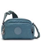 Sac bandoulière Jenera S bleu jacquard - 24x12x16 cm