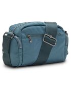 Sac bandoulière Jenera S bleu jacquard - 24x12x16 cm