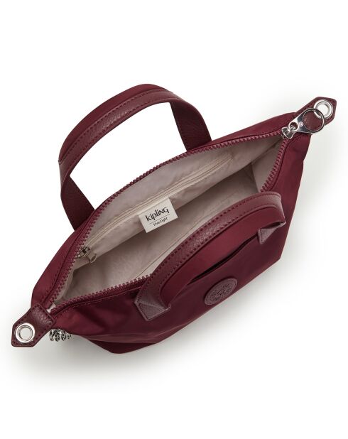 Sac à main Kala Compact bordeaux - 29x11x17.5 cm