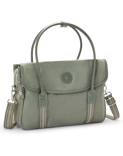 Sac à main Superworker S maintien valise vert sablé - 38x13x25 cm.