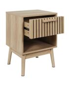 Chevet Klaus marron - 40x55x35 cm