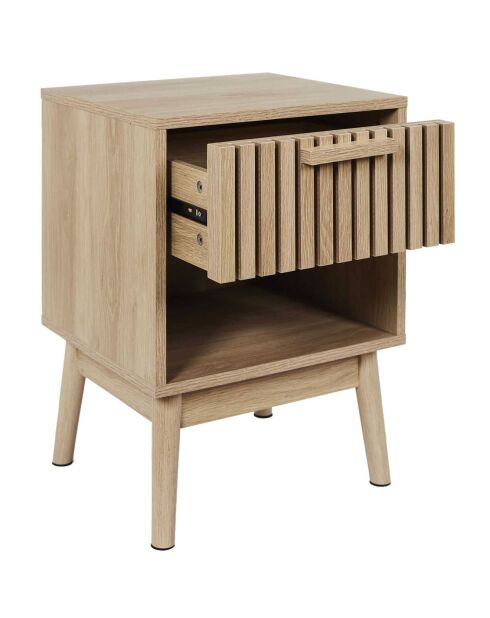 Chevet Klaus marron - 40x55x35 cm