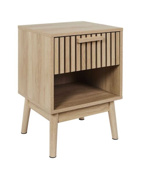 Chevet Klaus marron - 40x55x35 cm