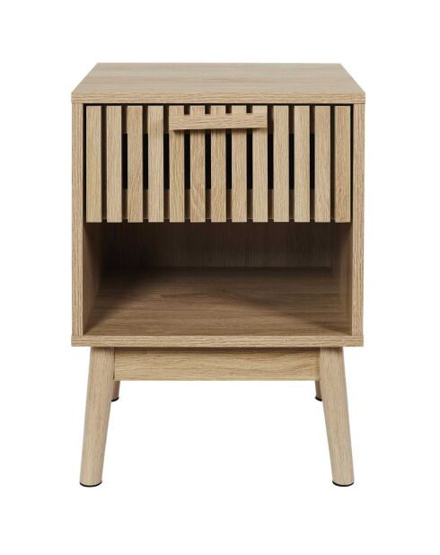 Chevet Klaus marron - 40x55x35 cm