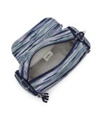 Sac bandoulière Danita rayé bleu - 23x10.5x15 cm