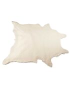 Tapis fausse fourrure blanc - 120x2x158 cm