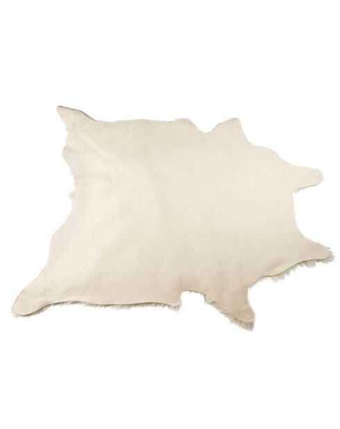 Tapis fausse fourrure blanc - 120x2x158 cm