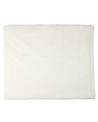Plaid fausse fourrure blanc - 120x150 cm