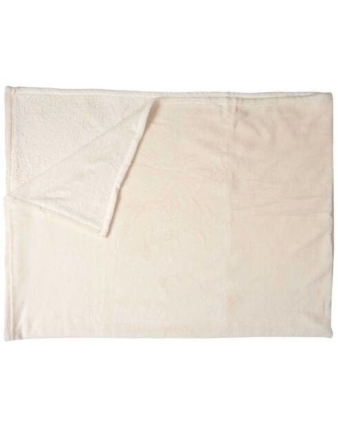 Plaid microfibre beige - 150x200 cm