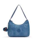 Sac porté épaule Esteban à pois bleu - 23.5x7.5x22.5 cm