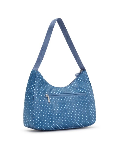 Sac porté épaule Esteban à pois bleu - 23.5x7.5x22.5 cm