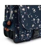 Cartable Linus imprimé étoiles bleu - 23.5x12.5x33 cm