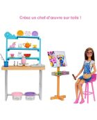 Poupée Barbie Atelier artistique - 3 ans et +