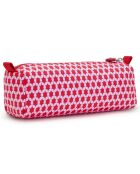 Trousse Cute imprimée rose/rouge - 22x6.5x7 cm