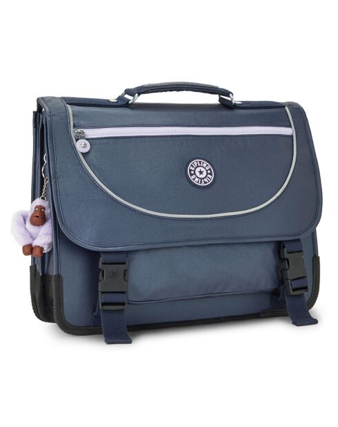 Cartable Preppy bleu - 41x17.5x33 cm