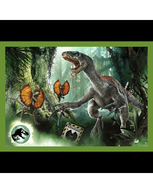 Puzzle 4 en 1 Dinosaures Jurassic World - 4+ ans