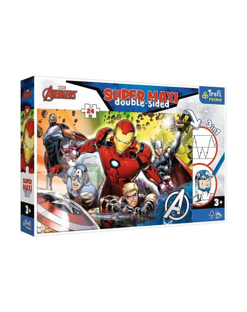 Puzzle 24 pièces La Force des Avengers - 3+ ans