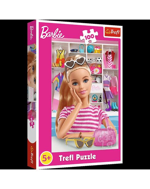 Puzzle 100 pièces Barbie - 5 ans et +