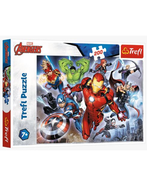 Puzzle 200 pièces Avengers - 7 ans et +