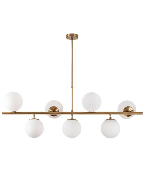 Lustre Fazli doré - 113x40x46-85 cm