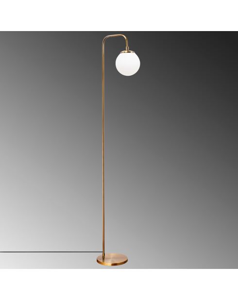 Lampadaire Viran doré - 27x27x146 cm