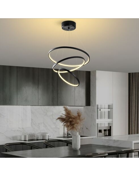 Suspension SIMIT noire - 50x80x50 cm