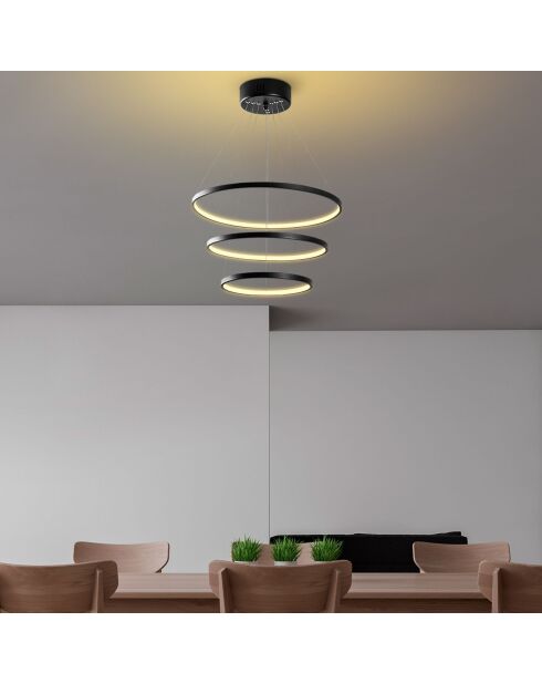 Suspension SIMIT noire - 50x80x50 cm