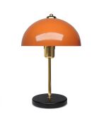 Lampe de table AYD orange  - D.23x12x38 cm