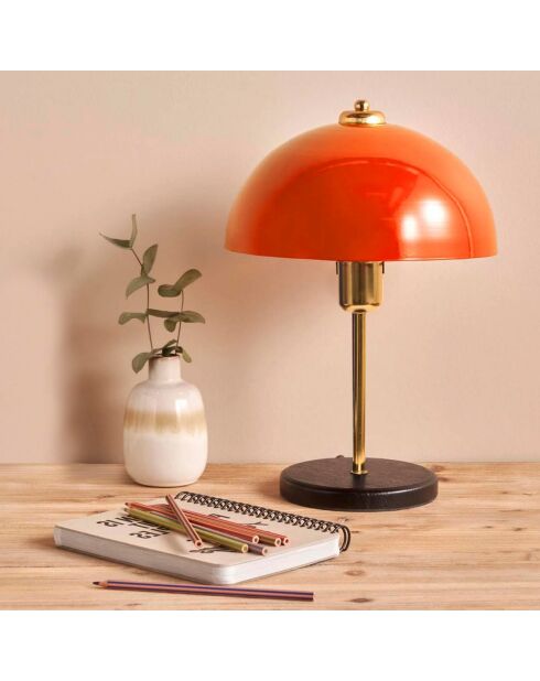 Lampe de table AYD orange  - D.23x12x38 cm