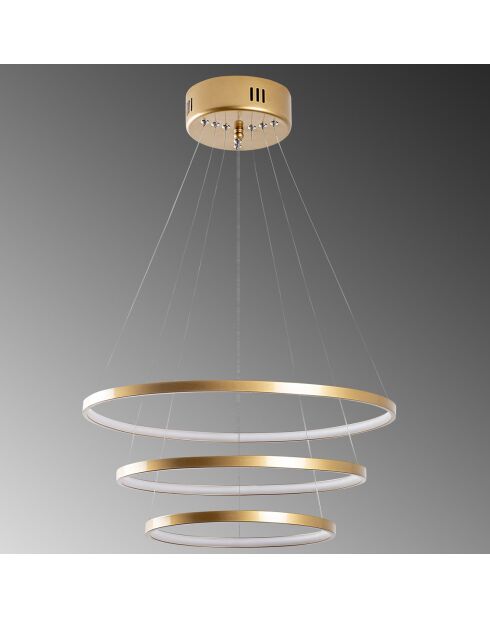 Suspension SIMIT dorée - 50x80x50 cm
