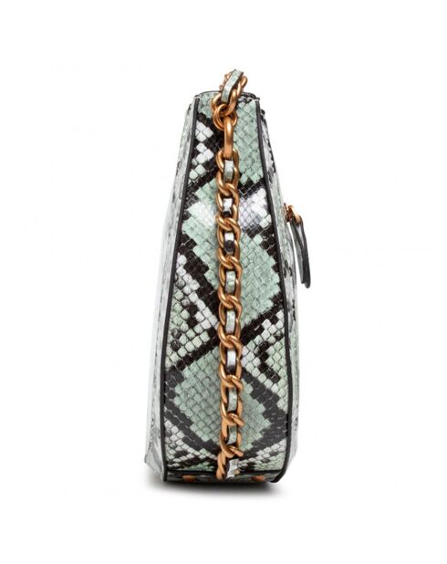 Abey Pythongrüne Schultertasche - 29,5 x 22 x 7,5 cm