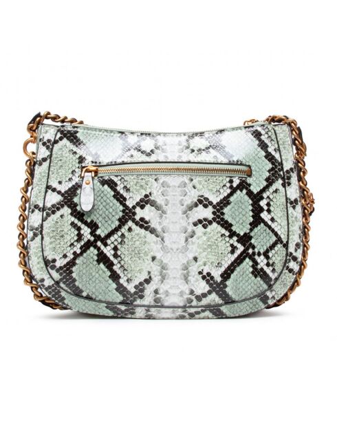 Abey Pythongrüne Schultertasche - 29,5 x 22 x 7,5 cm