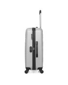 Maleta Long Stay 4 ruedas individuales Naïs 75 cm gris