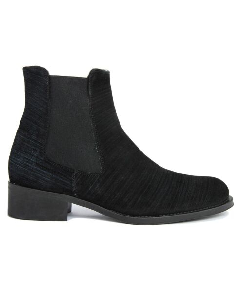 Chelsea Boots en Cuir Hélène noires