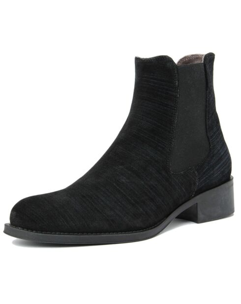 Chelsea Boots en Cuir Hélène noires