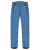 Pantalon de ski Rapide bleu