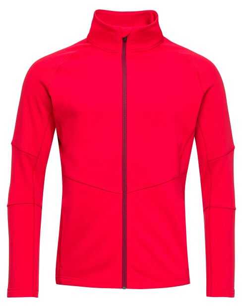 Veste zippée Heather seconde couche rouge