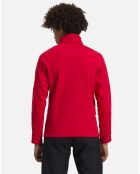 Veste zippée Heather seconde couche rouge