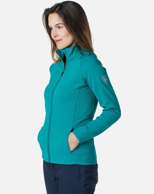 Seconde couche zippée Classique Clim vert émeraude