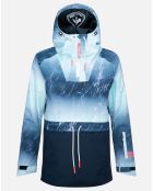 Veste de ski Exces Print aqua marble