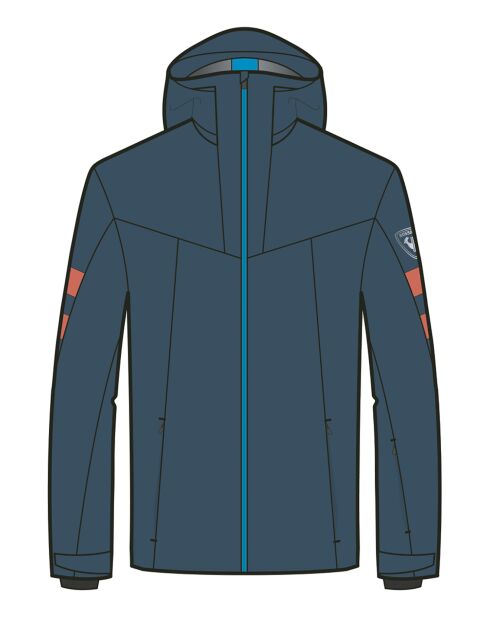 Veste de ski Controle bleu marine