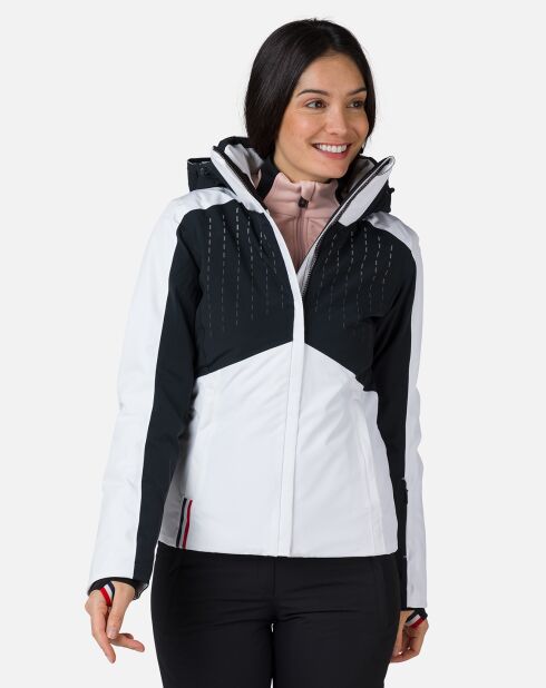 Veste de ski Degrade blanc/noir