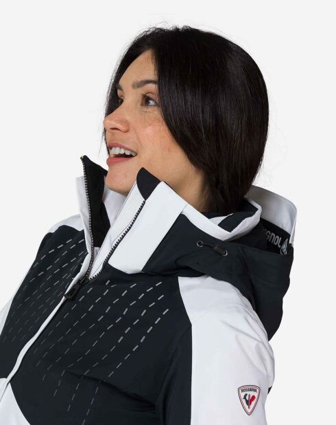 Veste de ski Degrade blanc/noir