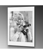 Impression sur verre Brigitte Bardot  multicolore - 30x45 cm