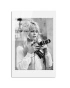 Impression sur verre Brigitte Bardot  multicolore - 30x45 cm