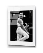 Impression sur verre Freddy Mercury multicolore - 30x45 cm