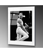 Impression sur verre Freddy Mercury multicolore - 30x45 cm