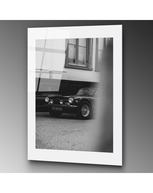 Glasdruck Mehrfarbiges Auto - 30x45 cm