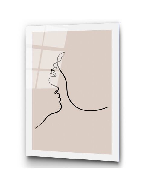 Impression sur verre Dessin multicolore - 30x45 cm