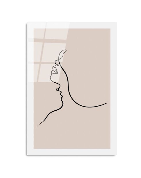 Impression sur verre Dessin multicolore - 30x45 cm